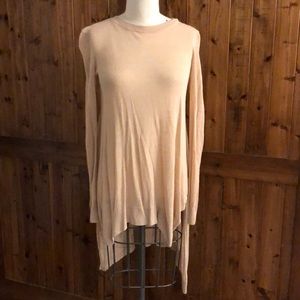Cullen Long sleeve thin linen long sweater Tunic Dress XS